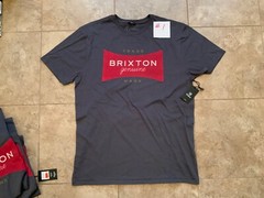 N.O.S. – Brixton Mfg. Mens “PREMIUM FIT” Tee Shirts = Choice of SIZES & STYLES