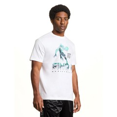 AND1 Men’s “Make It Count” Graphic T-Shirt, White Size 2XL