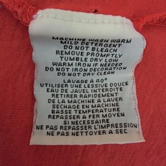 Denim & Supply Ralph Lauren Shirt Mens XL Red Orange V-Neck Pocket Cotton Flag
