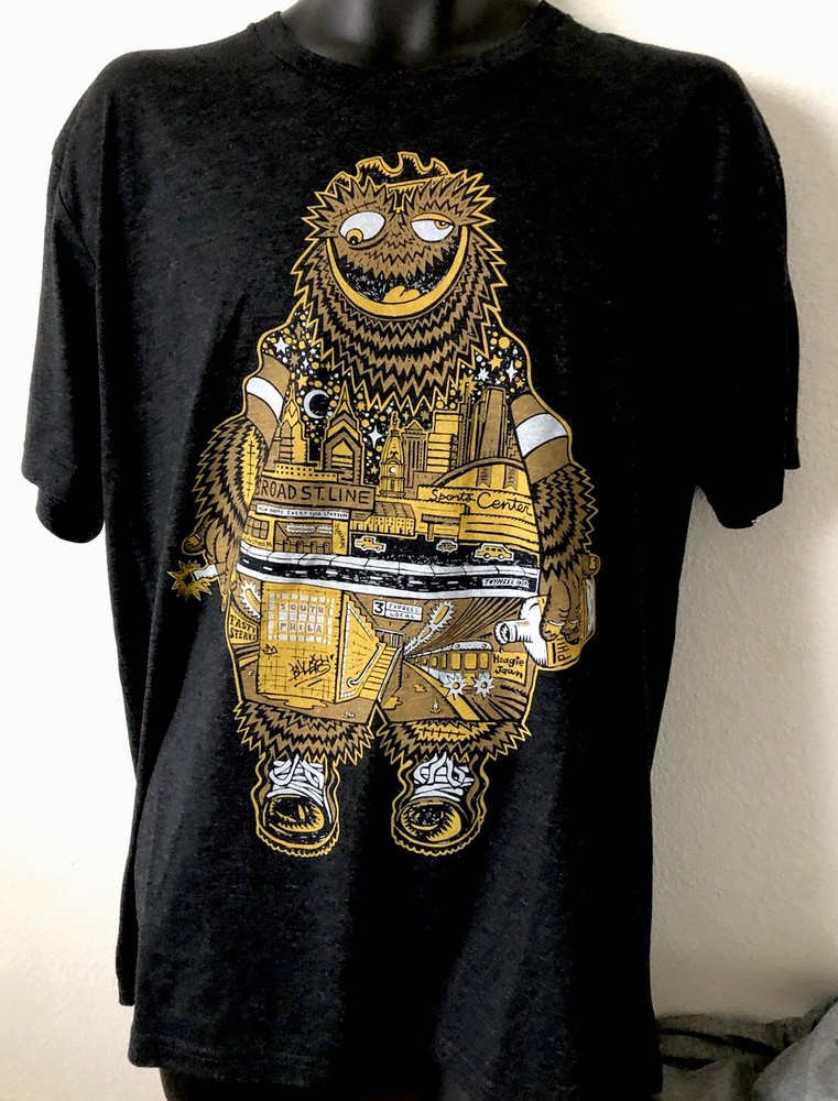 PAUL CARPENTER ART Sports Center TASTY Steak Men’s Hip Hop Skate BMX T-shirt XL