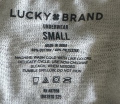 Lucky Brand Crewneck Ribbed Collar Side Slip Hem Short Sleeve White Tee Small