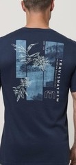NWT Travis Mathew Tri Blend Blue Best Trip Yet Shirt Mens Medium