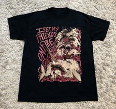 I Set My Friends On Fire Narwhals T-shirt Unisex Short Sleeve S-5Xl Shirt