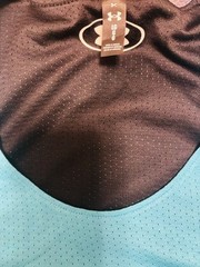Under Armour Men’s Project Rock Reversible Mesh Tank Top Sz-M Blue And Black GYM
