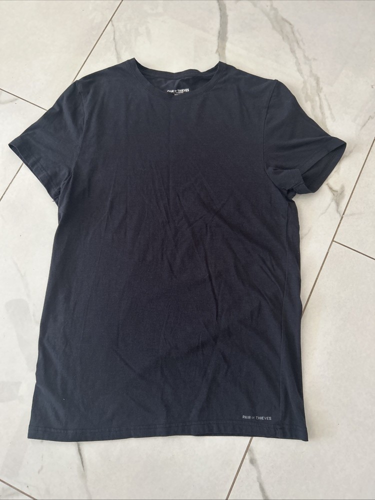Pair Of Thieves Men’s Black Ready For Everything Short Sleeve T-Shirt Medium