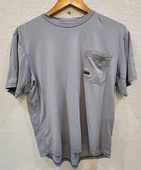 Ariat Rebar T-Shirt Men’s Medium Gray Short Sleeves Front Pocket