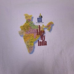 Vintage Hanes Heavyweight T-Shirt Men’s XL White – “I Love My India” 100% Cotton