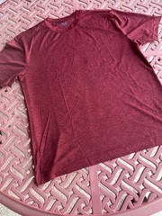 Everlast Greatness Within EverDri Workout T-shirt Burgundy Tee New w/o Tags
