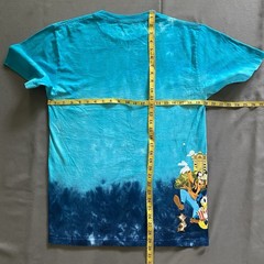 2019 Disney World New Year T Shirt Mens Medium Blue Tie Dye 2010s Orlando FL