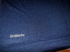 NWT ATHLETIC WORKS MENS M (38-40) Dark Blue Core Jersey Active Dri-Works T-Shirt