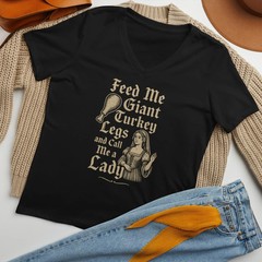 Medieval Shirt V Neck Womens Renaissance Faire Funny Shirt Ren Faire Costume