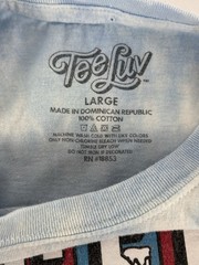 Tee Luv Blue Tie-Dye Icee Logo T- Shirt Men’s Size Large