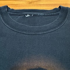 Vintage 2004 Johnny Cash T-Shirt Zion Faded Black Boxy Fit XL Man in Black Tee