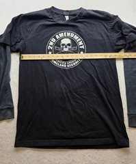 Hot Leathers Men’s Black 2nd Amendment Homeland Security T-Shirt. Size L
