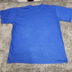 Sada Men T Shirt 5XL Blue Color Work Wear Small Stain