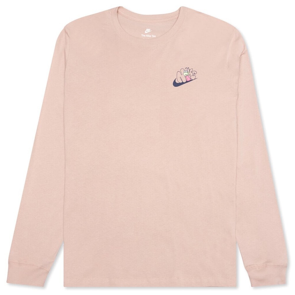 Nike Sportswear NSW Nike Day Black Light Men’s Long Sleeve T-Shirt Pink Oxford