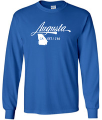 Augusta Georgia State T-Shirt Long Sleeve Graphic Tee Unisex Apparel Design