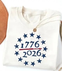 American 250th Anniversary Shirt, 1776-2026 Vintage Flag Tee