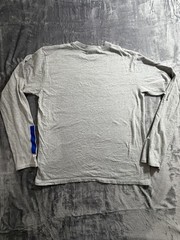 Vintage Nike Long Sleeve Shirt Center Swoosh Grey/Blue Size Large