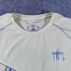 Guy Harvey Champion Double Dry Yellow Long Sleeve Marlin Shirt Men’s XL