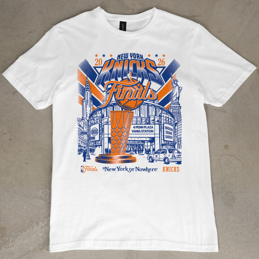 New York Knicks Graphic Tee Shirt Jersey Retro Vintage T-Shirt 2026 Champion NBA