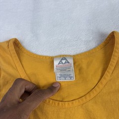 VTG AAA Sun Lakes Yellow Sleeveless Tank Top Graphic Shirt Men’s Large
