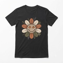 Daisy Flower Pumpkin Shirt, Pumpkin Season Shirt, Floral Pumpkin T-Shirt Daisy