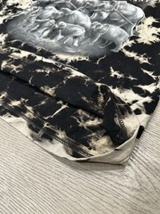 JoliGolf Thailand Elephant Graphic T Shirt Tie Dye Black Mens L Cotton
