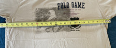Pierre Cardin Beige T-shirt, Polo Game w Embroidered Patch, XXL, Cardin Sport