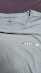Under Armour Men’s 2XL Blue Freedom USA Graphic Crew Neck Short Sleeve T-Shirt