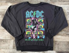 Lot Of 5 AC/DC “Blow up Your Video” Tour Oversize sweatshirts XS, S, M, L, XL