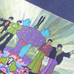 The Beatles T-Shirt Mens L Blue All Together Now 1993 Yellow Submarine