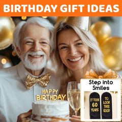 60th Birthday Gifts – 60 Year Old Socks with Birthday Card for Dad Mom, Gifts…