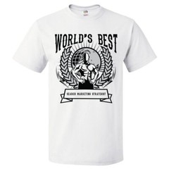 World’s Best Search Marketing Strategist T Shirt Gift for Search Marketing Strat