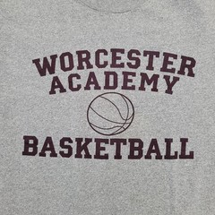Vintage Worcester-Academy Shirt S/M 20×25 Basketball