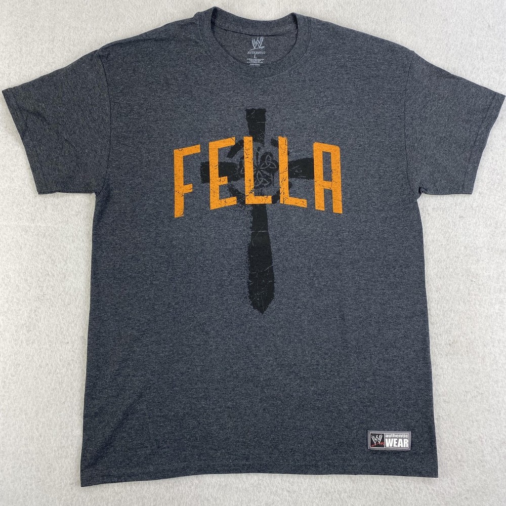 Sheamus Fella Shirt Mens Large Gray Tough Luck Graphic WWE Wrestling Tee