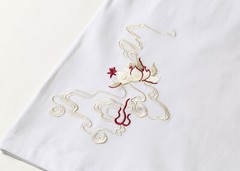 MFCT Japanese Streetwear Tee Cotton Phoenix Embroidered Graphic T-shirt for Men