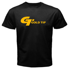 Gold Tip Arrow Men’s Black T-Shirt Size S to 5XL