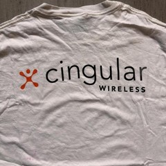 Hanes Heavyweight Cingular Wireless Promo T-Shirt XL