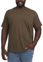 Wrangler Big & Tall Men’s Pocket Tee Blue Gray Red OR Brown XLT, XXLT or 3XL NWT