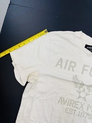 VINTAGE Avirex Shirt Mens Medium White Graphic T Tee Hip Hop Y2K Air Force
