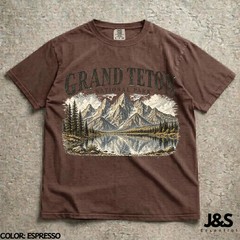 Vintage Grand Teton National Park Nature Comfort Tee