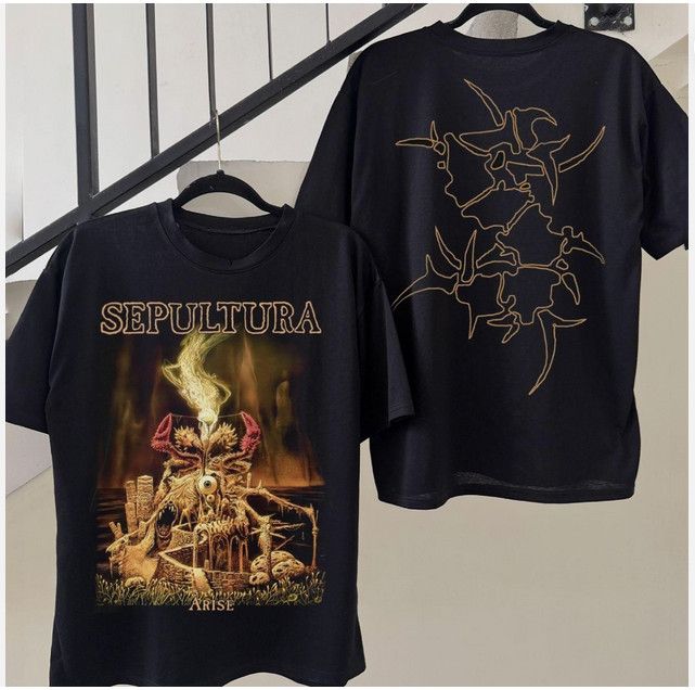 2 Sided – Sepultura Arise Metal black classic T-Shirt