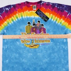 VTG NOS Liquid Blue The Beatles Yellow Submarine Tie-Dye T-Shirt XL ~ 2005 NWT