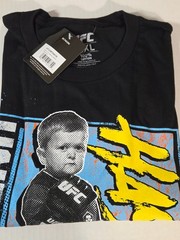 UFC Men’s T-Shirt Size 2XL Black Hasbulla Mania Crewneck Short Sleeve Cotton