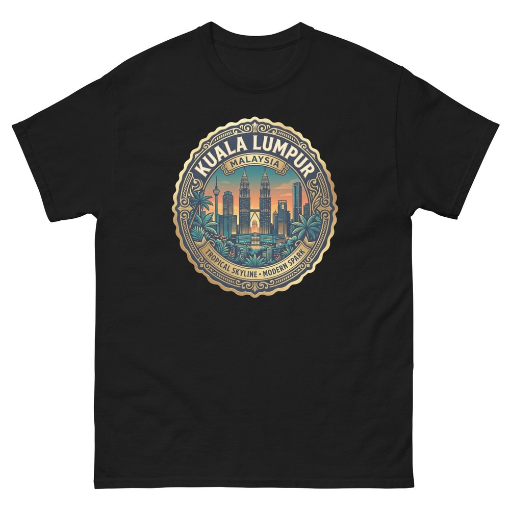 Kuala Lumpur Malaysia Petronas Towers Graphic T-Shirt Unisex Travel Tee
