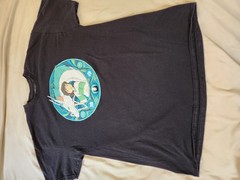 Hot Topic Spirited Away Chihiro Haku No-Face Graphic Black T-Shirt XL Anime