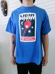 Vintage Hanes Heavyweight 50/50 Blue Graphic “Light The Night Walk” XL T-Shirt