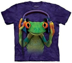 The Mountain Tie Dye T-Shirt DJ Peace Frog Amphibian