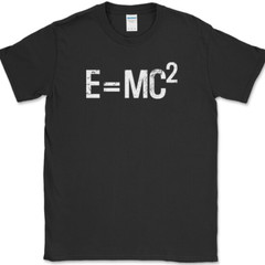 Einstein’s Theory E=MC2 T-Shirt Science Theoretical physicist Math Tee